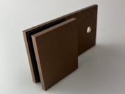 180 Degree Glass to Wall Square Fixed Bracket